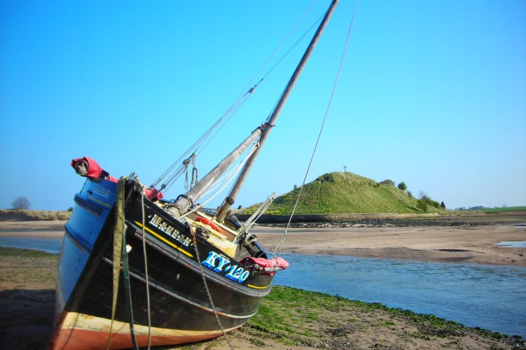 Boat by the sea